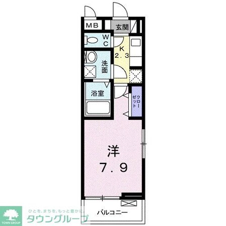 クラール上福岡の物件間取画像